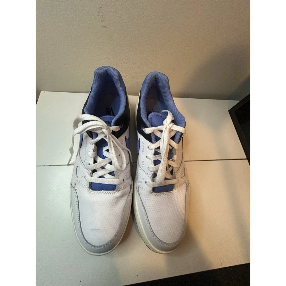 Nike Full Force Low FB1362-100 Men's Size 11 White Black Blue Polar - Picture 4 of 13